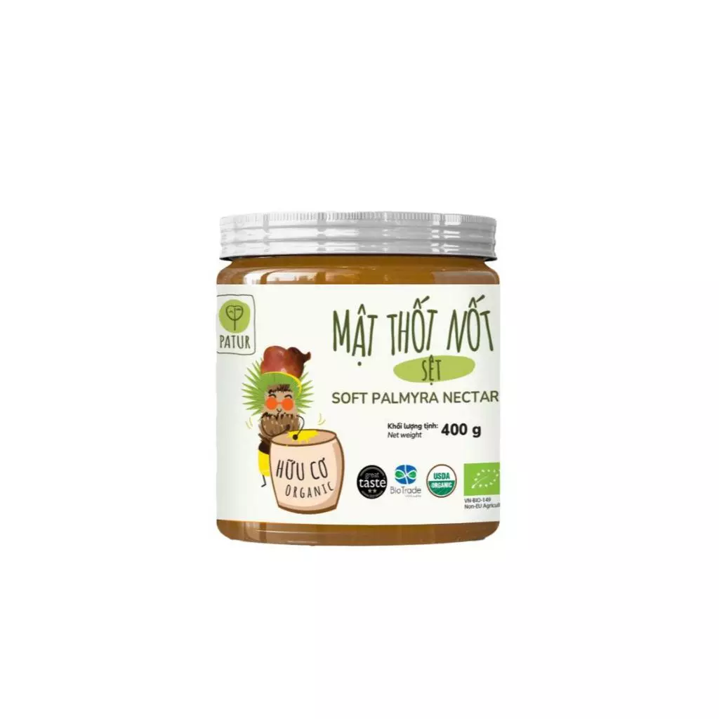 PATUR Mật thốt nốt sệt hữu cơ 400G 